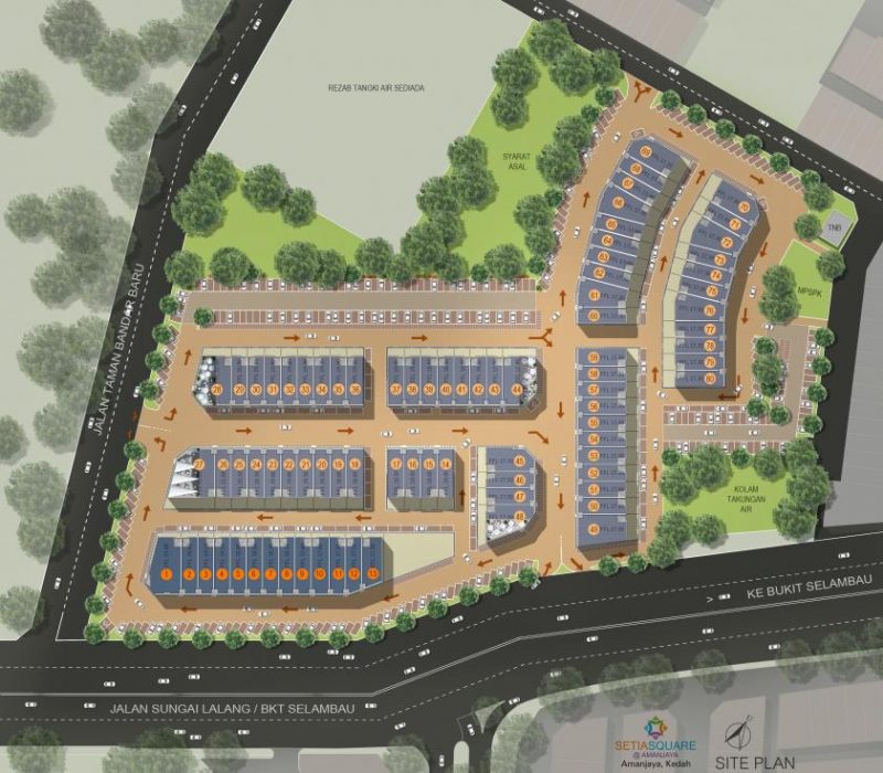Setia Square Amanjaya-Site_Plan